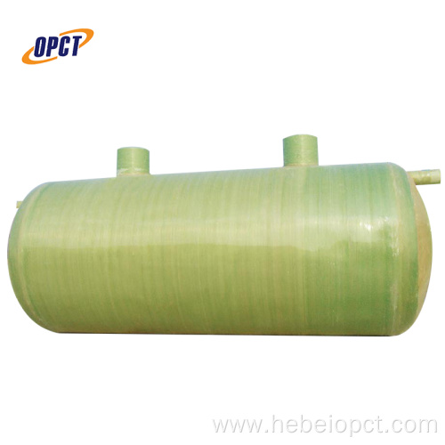 2 cubic fiberglass industrial grp bio septic tank